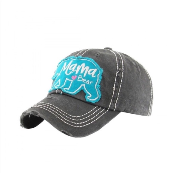 Vintage Style Mama Bear 🐻 Baseball Cap Hat New - Picture 2 of 4